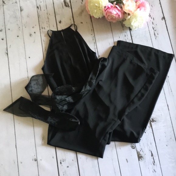 Pearl by Georgina Chapman Marchesa Black Jumpsuit - Picture 5 of 8